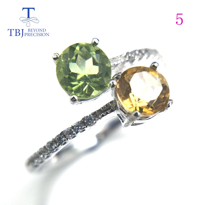 

Tbj ,Simple elegant citrine garnet ring ,Natural blue topaz ring, clearance sale, please consult with sales before buying.