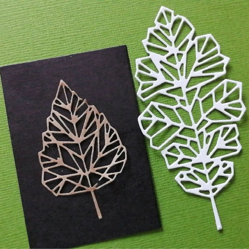 

GJCrafts Birch Tree Metal Cutting Dies Leaves Dies Stamp For Scrapbooking DIY Card Making Embossing Crafts Christmas New 2018