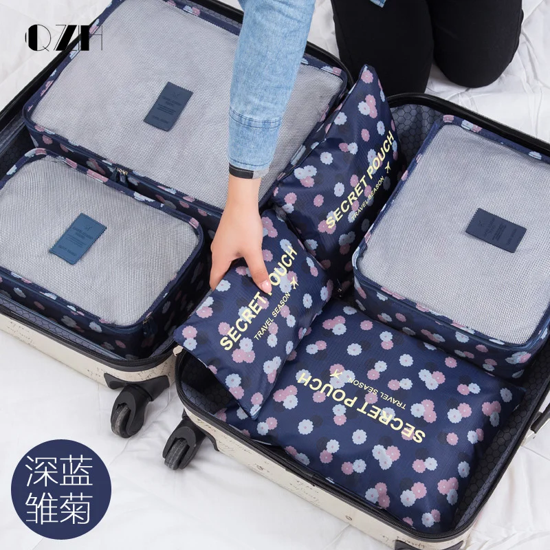 6 unids en un conjunto bolsa de viaje cosmética Bolsas y Carcasas kosmetiktasche organisateur de bolsos organizador bolso 6 unids en un conjunto bolsa de viaje cosmética Bolsas y Carcasas kosmetiktasche organisateur de bolsos organizador bolso