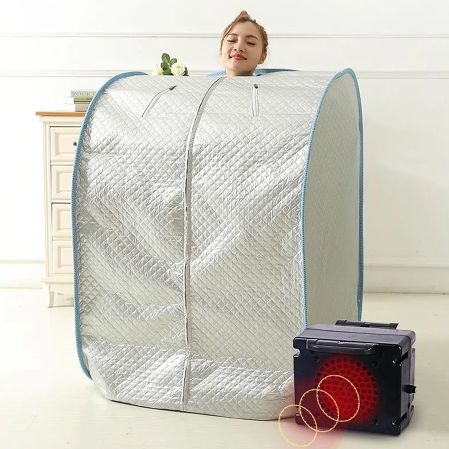 

RELAX SAUNA 95% Far Infrared Sauna Relieve Pain Inflammation Detoxify Luxury Fir Infrared Sauna Cabin Burns Calories Weight Loss