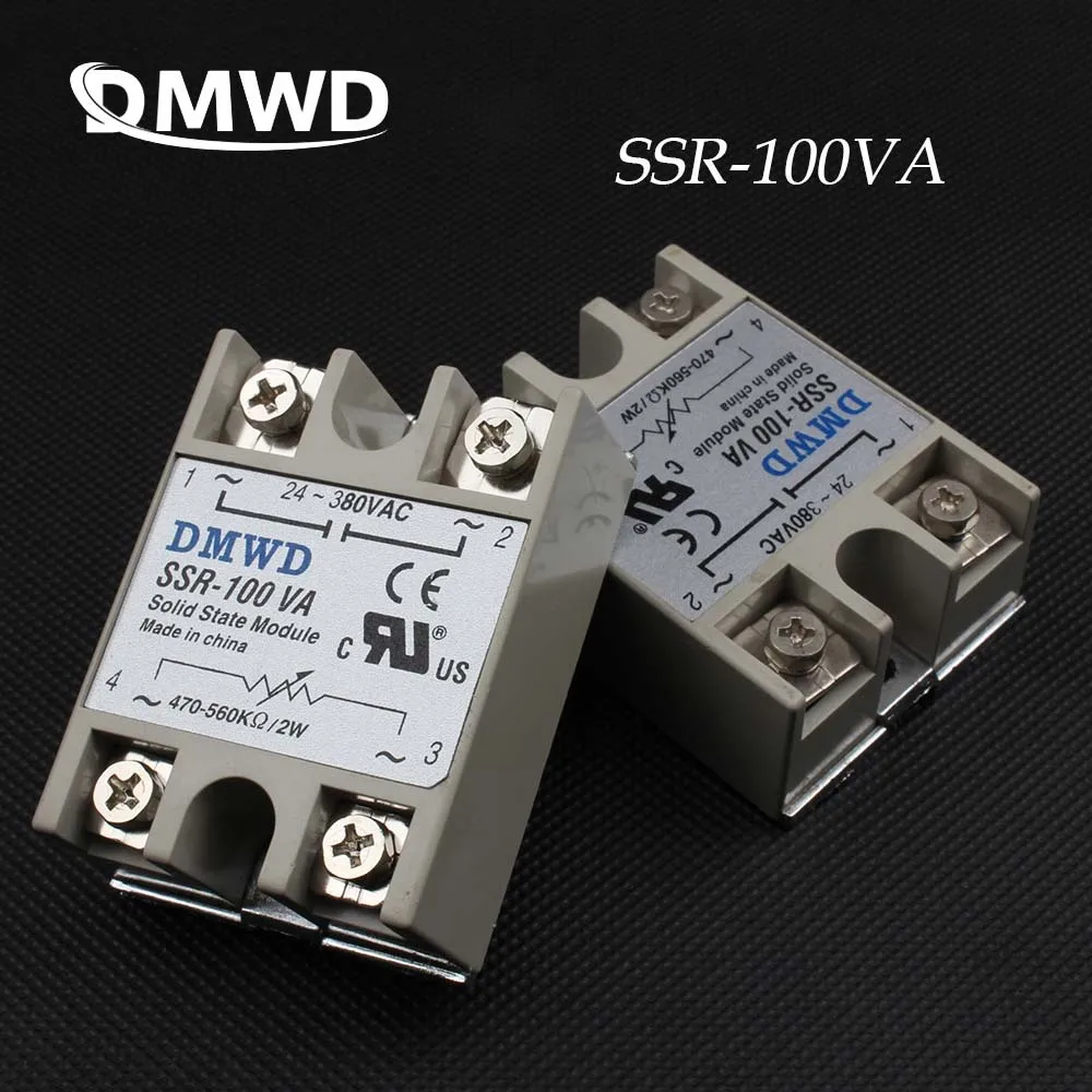 

solid state relay SSR-100VA 100A 500K ohm TO 24-380V AC SSR 100VA relay solid state Resistance Regulator