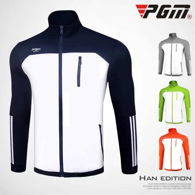 

PGM golf men's clothing autumn winter long-sleeved Golf Jackets Anti-Pilling Windproof Breathable Top Quality Golf windbreaker
