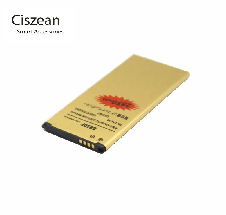 Ciszean 2x2850 мАч EB BG850BBC заменяемая Золотая батарея + универсальное зарядное