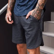 

Mens Brand Jogger Shorts Slim Men Black Bodybuilding Short Pants Male Fitness Gyms Shorts Workout