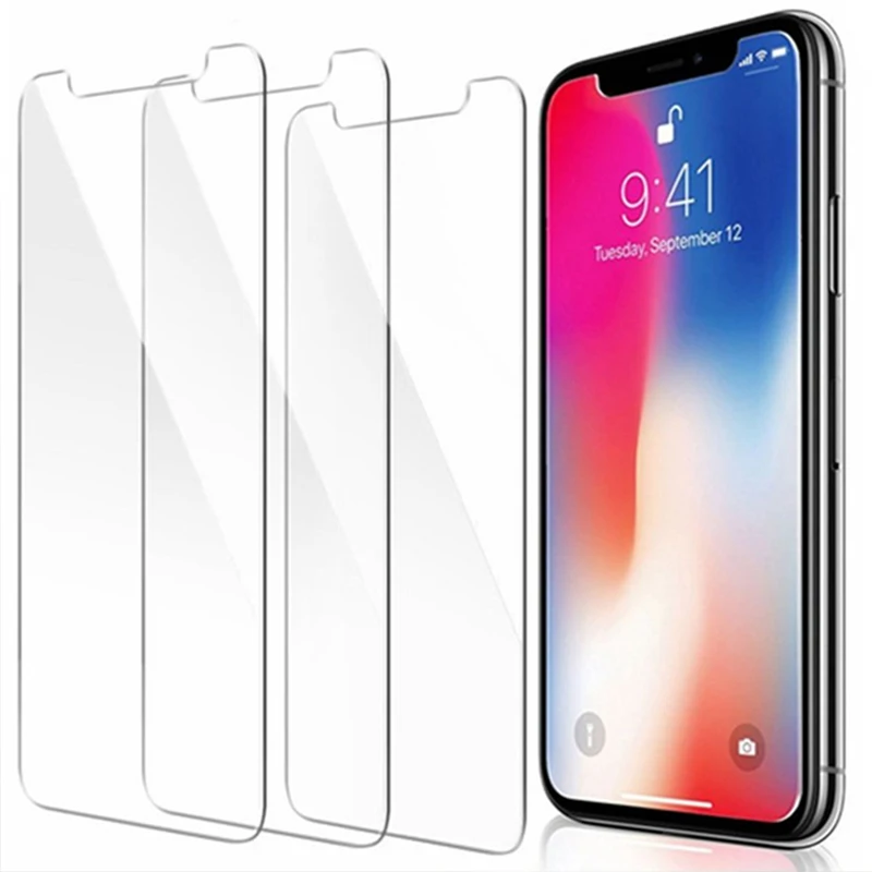 Защитное стекло на iphone 8 7 6 6s plus протектор экрана закаленное стекло для iphone x xr xs max iphone 7 iphone x xmax x r 9 H