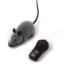 Кот Игрушка Беспроводной удаленного Управление Мышь электронные RC мышей игрушка Домашние животные кошка игрушка Мышь для детей игрушки