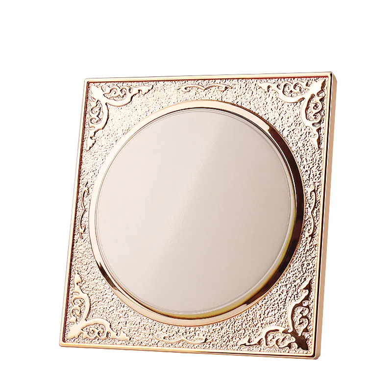 

Champagne gold round 86 concealed wall bedside switch socket panel 1 Gang multi-control