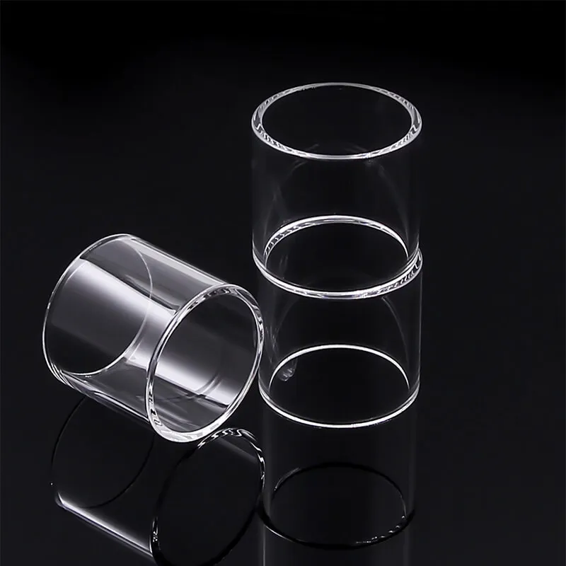 

3PCS Transparent Glass Tube Replacement For Digiflavor Pharaoh RTA Atomizer