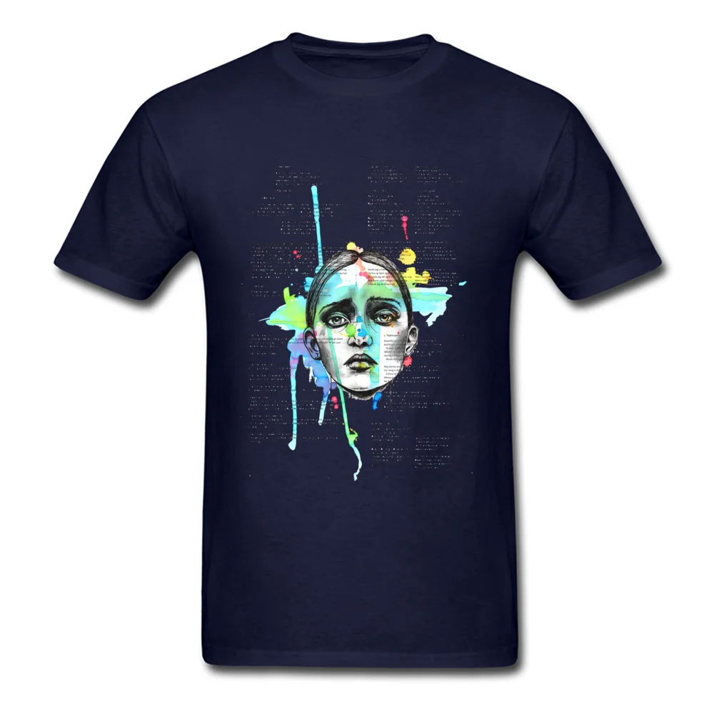 100% Cotton Mens Short Sleeve Fairhaven Lost Soul T-Shirt Printed Tops T Shirt Latest Gift O Neck Tops T Shirt Fairhaven Lost Soul navy