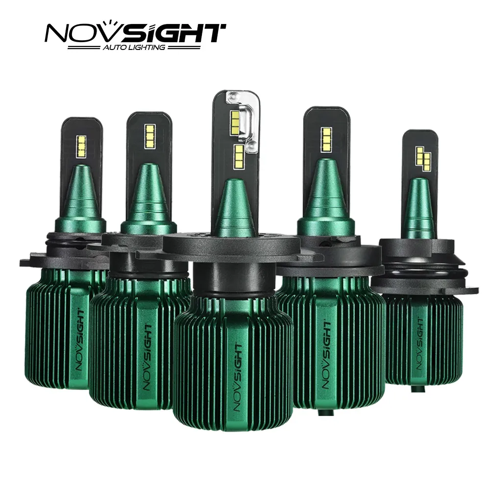 

NOVSIGHT New Mini H4 Hi/Lo Beam Car LED Headlights CSP LED Chips H7 H8 LED H11 H99005 9006 Auto Headlamps 12v 6500k