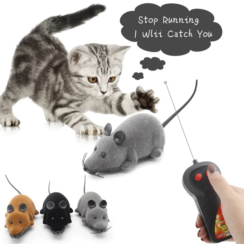 Buy Pet Cat Toy gifts Remote Control Mouse Toy