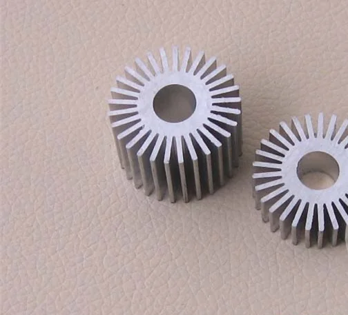 

5PCS LED Sunflower Radiator Aluminum Alloy Round Down lamp heatsink 27.5*9*10mm 20 30mm customized tube light cooler heatsink