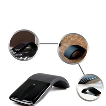 

2.4GHz Folding Wireless Mouse With USB Receiver Bendable Optical Mice for Computer PC Laptop DU55