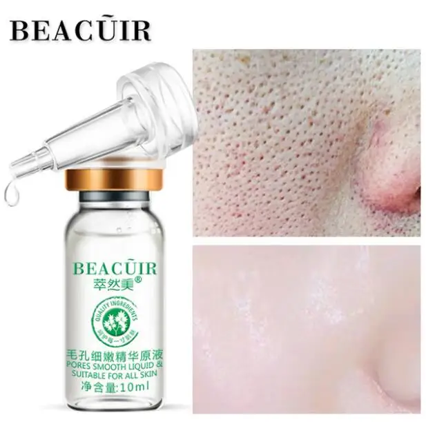 

BEACUIR Shrink Pores Hyaluronic Acid liquid Moisturizing Face Serum Whitening Plant Skin Care Anti Aging Anti Wrinkle Cream 10ml