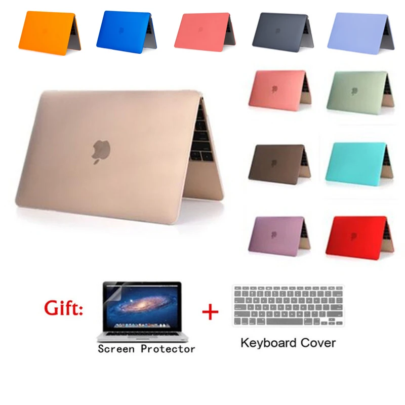 Прозрачный/матовый чехол для ноутбука MacBook Air Pro Retina 11 12 13 3 15 New 4 дюйма с сенсорной