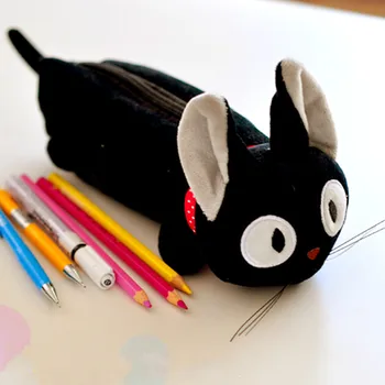 

Cartoon Miyazaki Hayao Kiki's Delivery Service black cat cute pencil bag make up pen case
