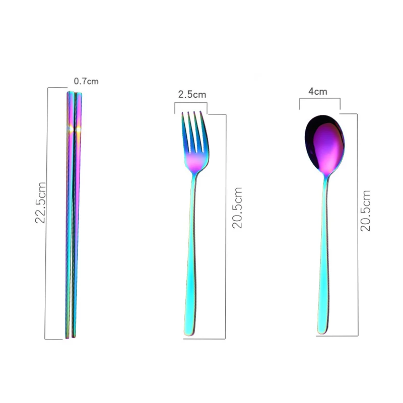 Tofok-Stainless-Steel-Dinnerware-Set-Spoon-Fork-Chopsticks-Straw-With-Cloth-Pack-Cutlery-For-Travel-Outdoor (1)