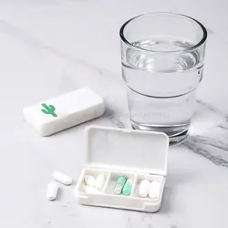 Mini 3 сетки таблетки коробочка для медицинских целей Tablet контейнер для таблеток Органайзер контейнер инструмент Портативный аптечка или