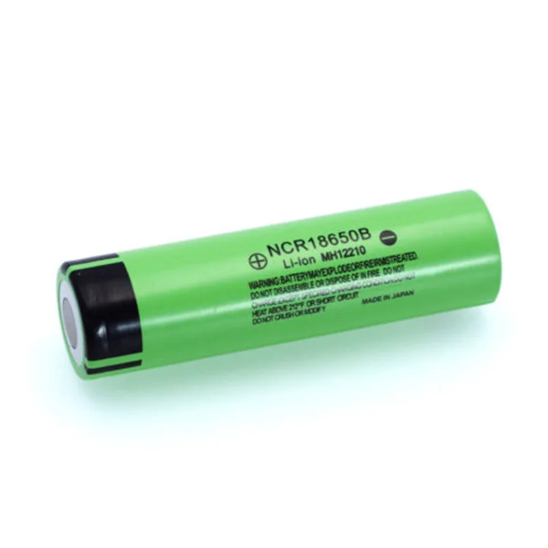 Panasonic, 3,7 v 18650 3400mah литиевая аккумуляторная батарея NCR18650B для фонариков, тормозов компьютеров