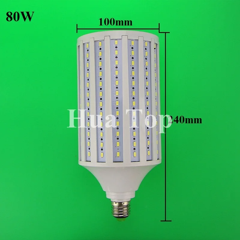 E27 B22 E14 E40 7 Вт, 15 Вт, 30 Вт, 40 Вт, 50 Вт, 60 Вт, 80 Вт, 100 Вт 5730 SMD Cree чип лампа переменного тока в виде кукурузы 110V 220V светодиодный лампы холодный теплый белый лампада