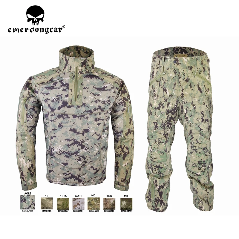 Emersongear мужской Камуфляжный костюм тактическая спортивная одежда военный боевой