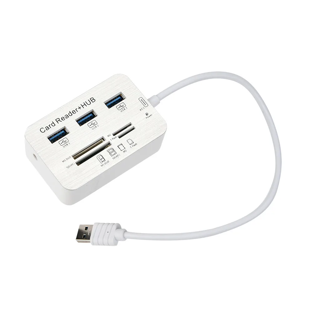 CARPRIE Usb концентратор 3 1 высокое качество порта Алюминиевый USB с MS SD M2 TF мульти в