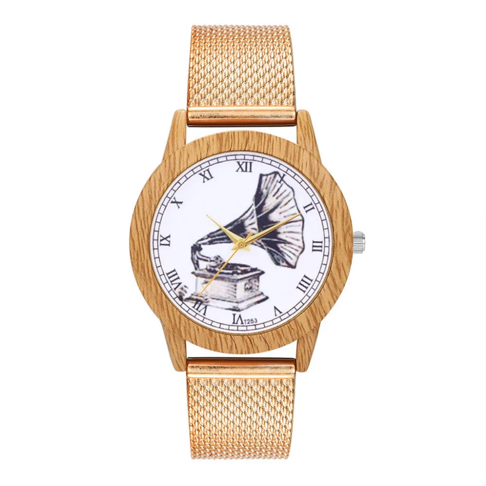 

Fashion Nature Wooden Grain Leisure Retro Dial Silicone Strap Quartz wristWatch Ladies Bracelet Watch Hot Sale relogio feminino