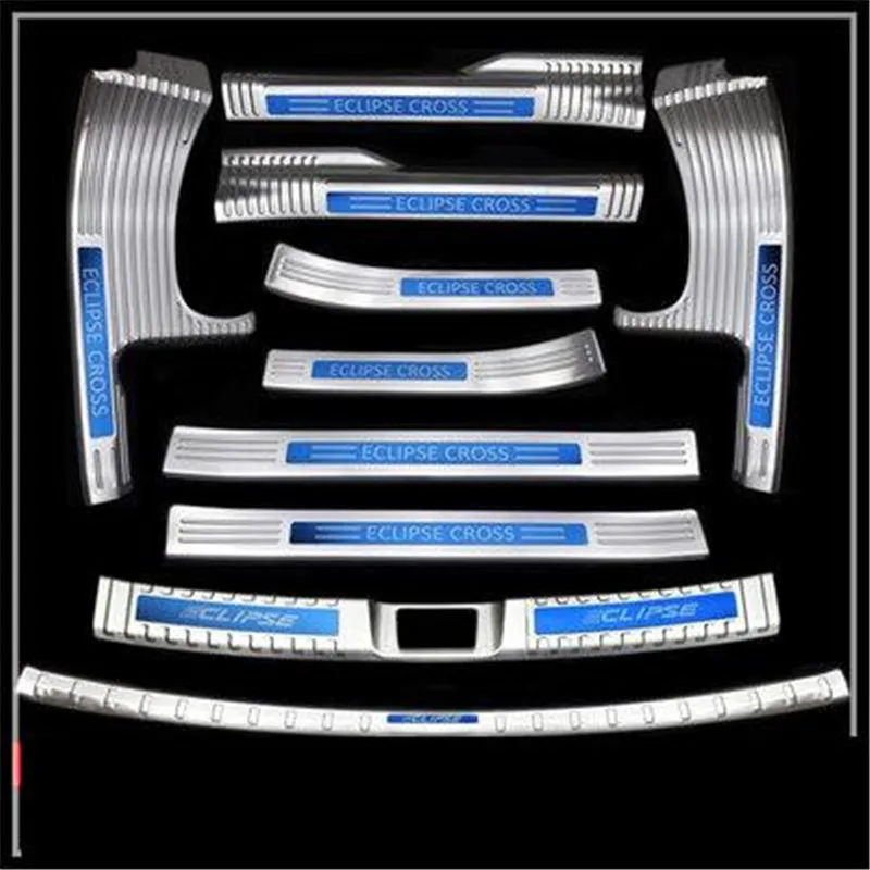 

Car styling for Mitsubishi Eclipse Cross 2018-2020 Car tailgate trunk Scuff Plate/Door Sill Door Sill Rear Bumper Protector Sill