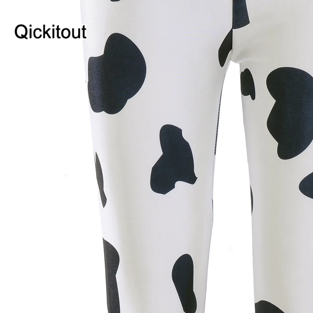 Прямая поставка! Тонкие леггинсы для женщин цифровая печать корова печать supernova распродажа эластичные штаны