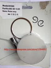 Piston Kit with Pin Rings Clips Set kit for fit Piston Kit fit HUSQVARNAs ASSEMBLY (48MM) NEW 365 371 372 372XP