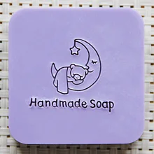 Натуральная ручная работа акриловая прижимка для мыла форма для выпечки Мини diy Луна узоры органическое стекло 4X4 см 0160