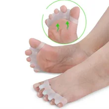 1 пара Силиконовый Bunion гелевый корректор разделитель для ног выпрямитель Hallux инструмент для ухода за ногами