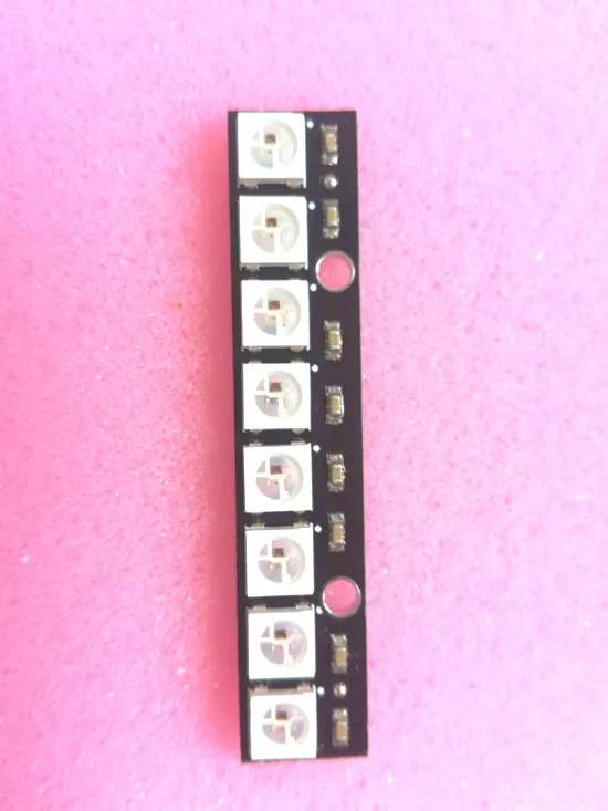 

1426 module NeoPixel Stick - 8 x 5050 RGB LED with Integrated Drivers