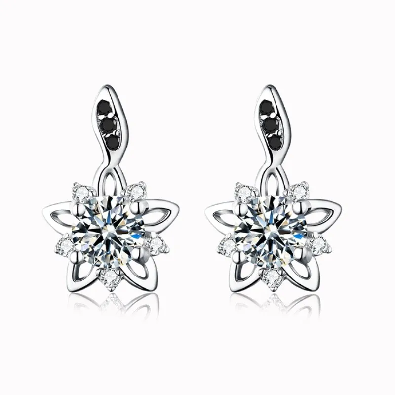 Женские серьги гвоздики из серебра 1 8 пробы 925 г|stud earrings|earring star sterling silver |