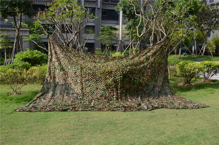 WELEAD 1.5x5M Reinforced Camouflage Net Mesh Hide Garden Army Camo Netting Shade Hunting Military Outdoor Awnings 1.5x5 1.5*5M