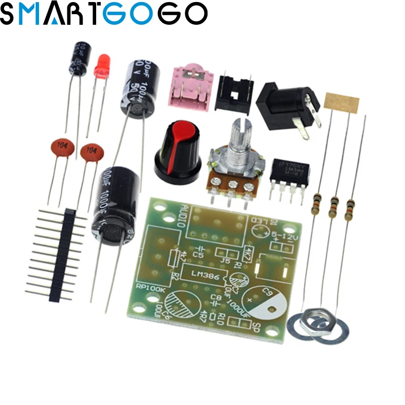 Smart Electronic DIY Kit LM386 Super Mini Audio Amplifier