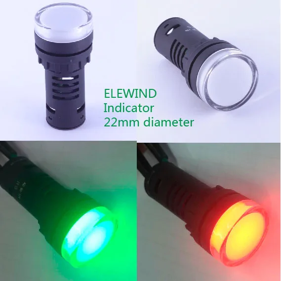 

ELEWIND red and green indicator light(AD16-22SS/R-G/12V)