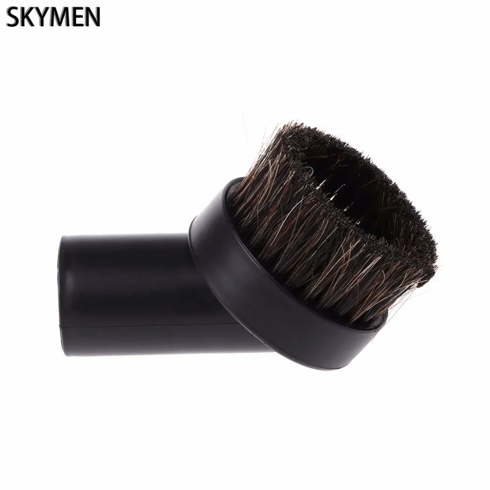 Goedkoop SKYMEN 32mm Gemengde Paard Haar Ronde Borstel Hoofd Stofzuiger Accessoires Tool Voor Toetsenbord Venster