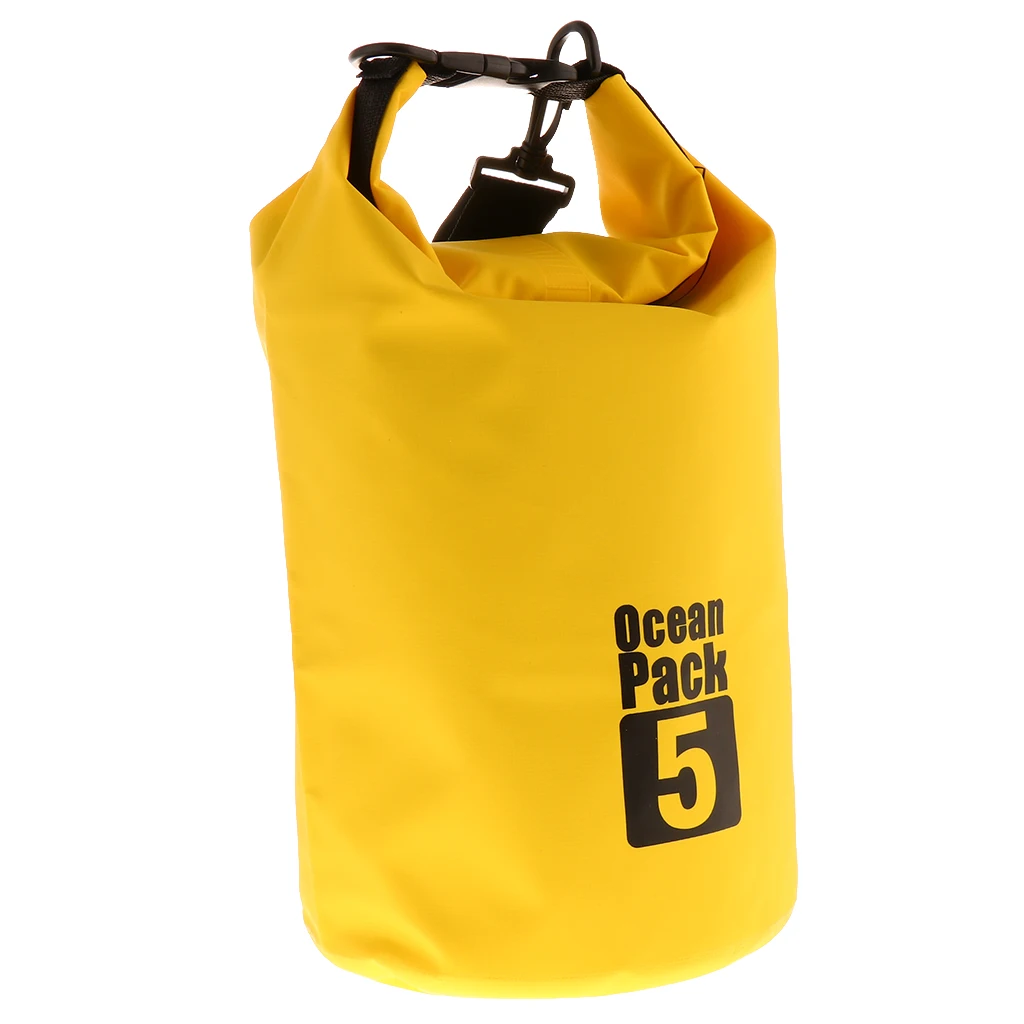 Large Ocean Dry Bag Case Waterproof Dry Sack Bucket Backpack for Drifting Kayaking Camping Hiking Waterproof Dry Bags Backpack