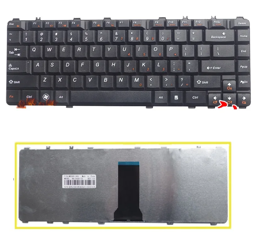 Новая английская клавиатура SSEA для IBM Lenovo Ideapad Y450 Y550 Y550A Y550P Y560 Y560A Y560AT Y560P Series