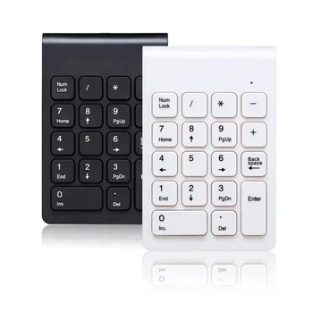 

New Portable 2.4G Wireless Digital Keyboard USB Number Pad 18 Keys Mini Numeric Keypad For Laptop PC Notebook Desktop D