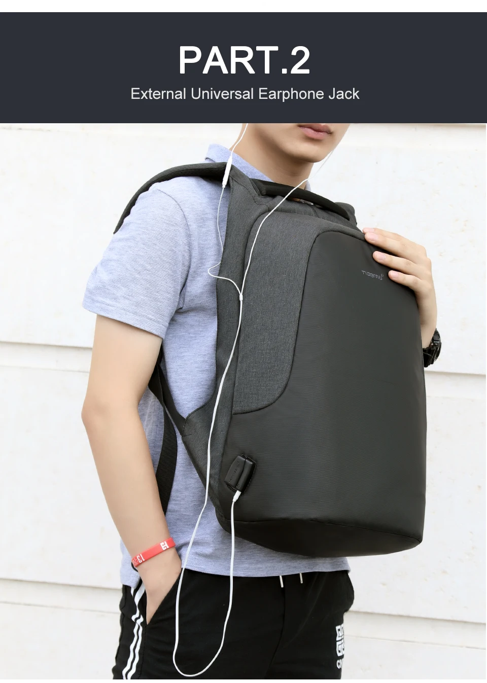 6.Anti theft Backpack