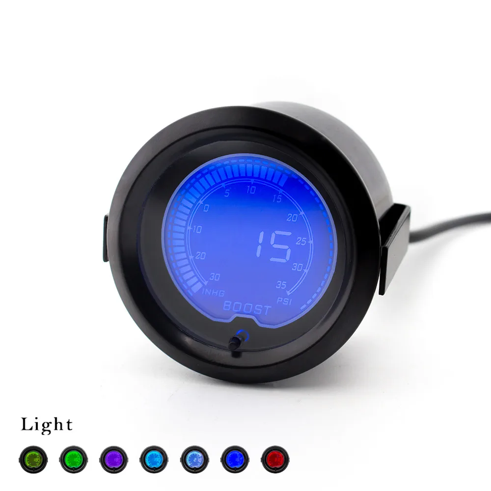 

CNSPEED New 2" 52mm Psi Turbo Boost Gauge Universal Digital Boost Auto Car Turbo Boost gauge Car Meter XS100110