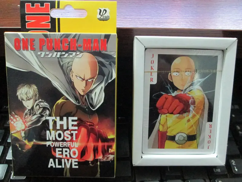 Аниме One Punch Man Poker Card игрушка Косплей настольные игровые карты с коробкой