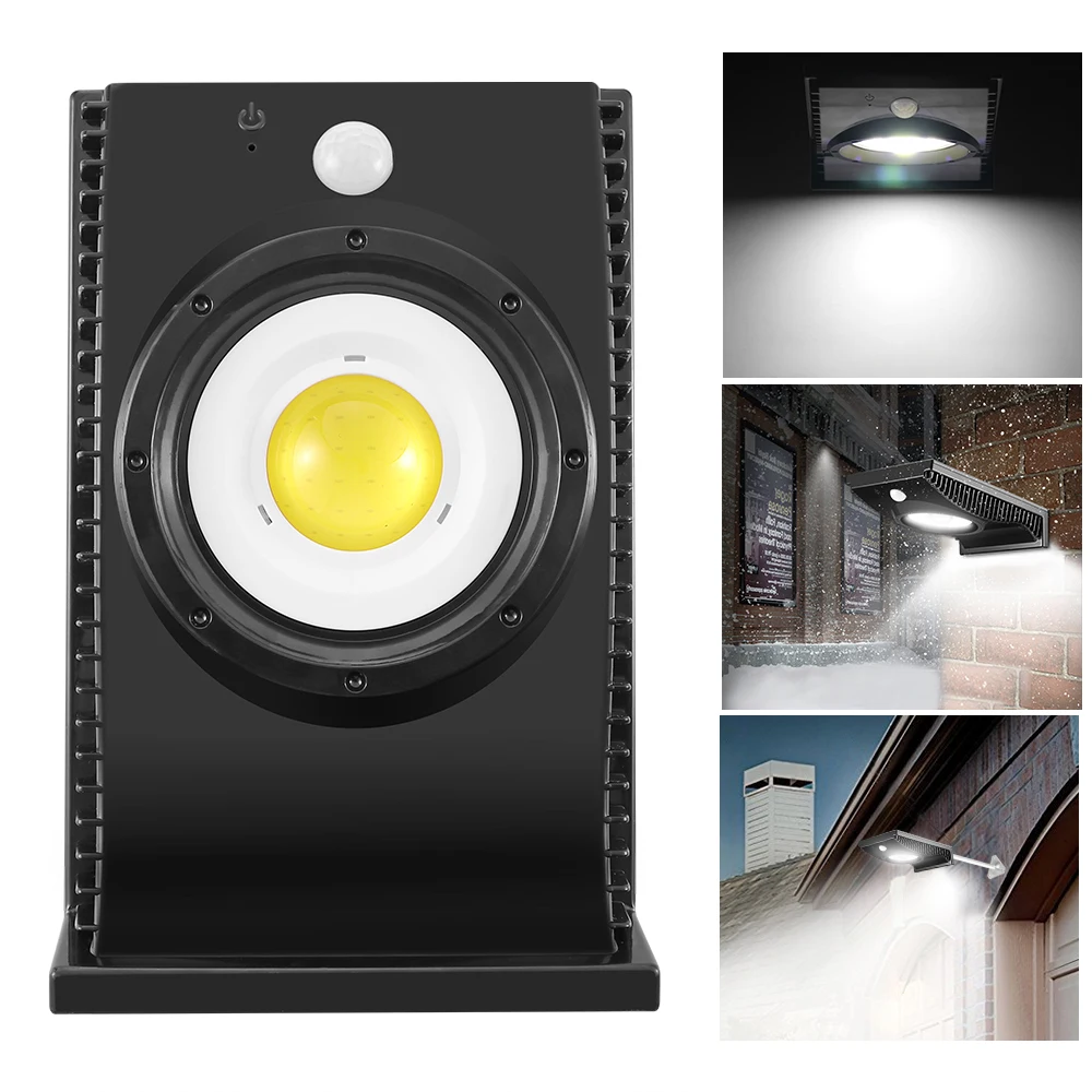 Motion Sensor Light COB LED Solar Light Gutter Light Wall Sconces with