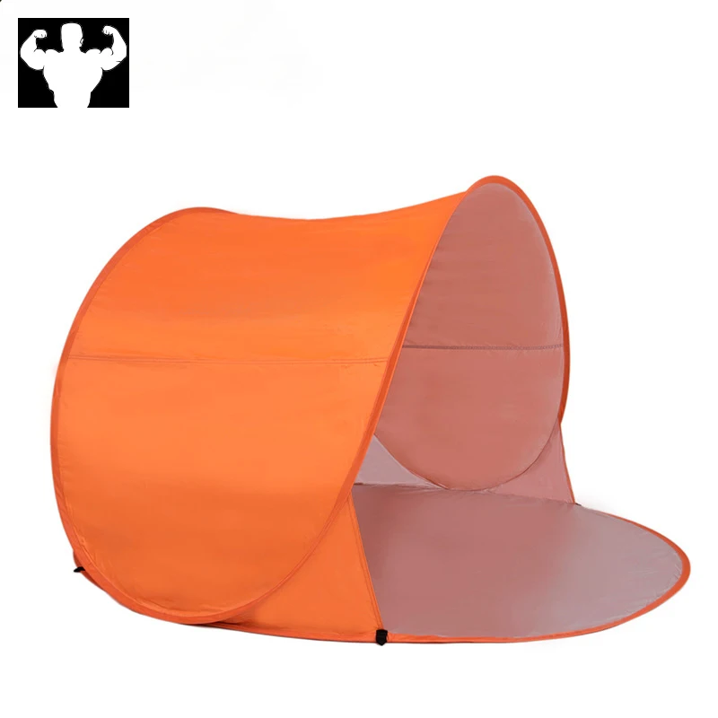 

Children's quick open hand throwing automatic camping tent beach beach tent instant pop-up UV sunshade rainproof small tent
