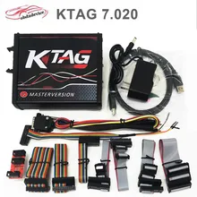 VERMELHO 4 LEVOU V7.020 V2.23 KTAG Programador ECU mais Função do que TuningTool K-TAG para ECU KESS Chip de Fixação NAVIO LIVRE