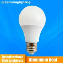 E27 Led Lamp 110v/220v Beige Plastic Shell Interior Living Lighting Life 3w 5w 7w 9w 12w 15w 20w Cold Warm White Bulbs