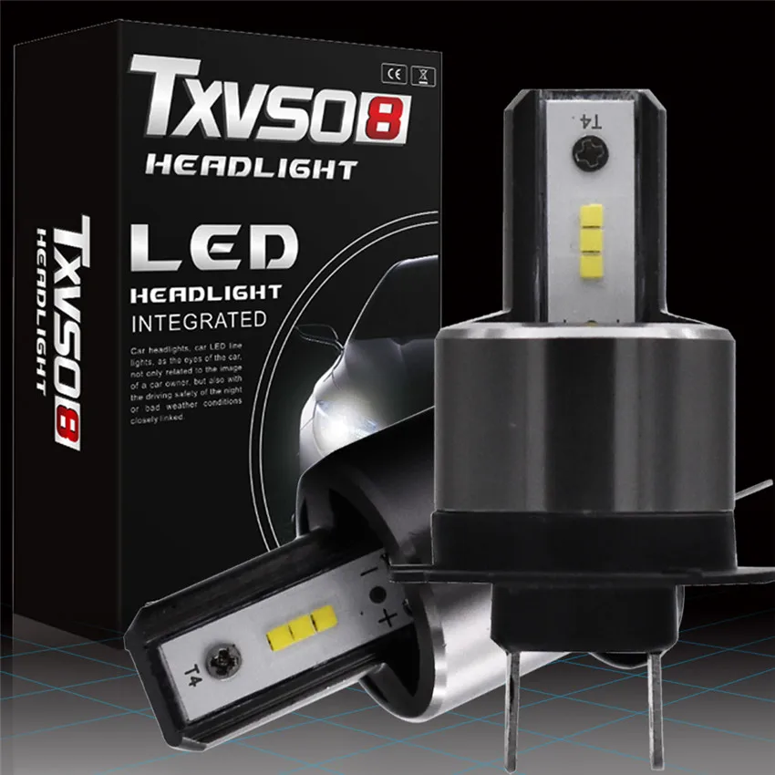 TXVSO8 2X6000 K DC 9 V 32 светодиодный h7 фар автомобиля луковицы Наборы csp чипов 26000LM 6000