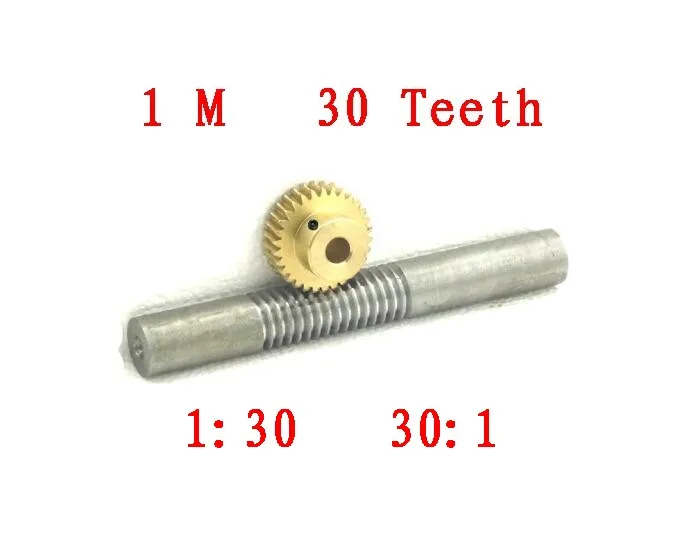 /1 м-30 т Передаточное отношение: 1: 30 медная червячная передача редуктор детали редуктора зубчатое отверстие: 10(8) мм/Детали мясорубки и т. Д